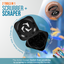 Flipper Pico Black 2-in-1 Aquarium Magnet Cleaner Scrubber Flipper Aquarium Products