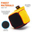 FDT Multi-Color French Linen Cube Tug Toy - with Squeaker OR with Handle Dog Toys Dogline