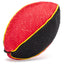 FDT Multi-Color French Linen Football Tug Toy - with Squeaker OR with Handle with Squeaker Dog Toys Dogline