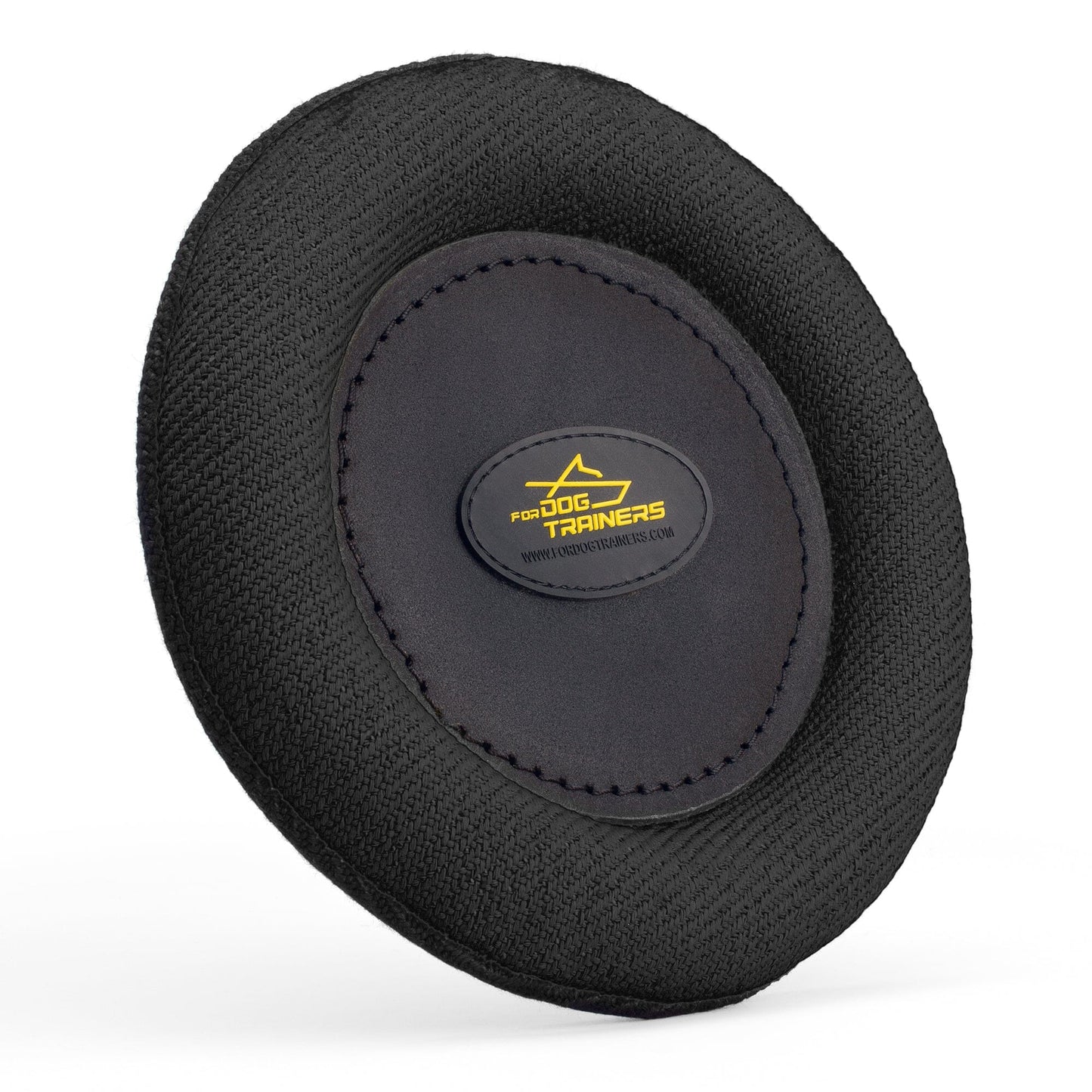 FDT 8" French Linen Frisbee Flying Disc Dog Toy Black Dog Toys Dogline