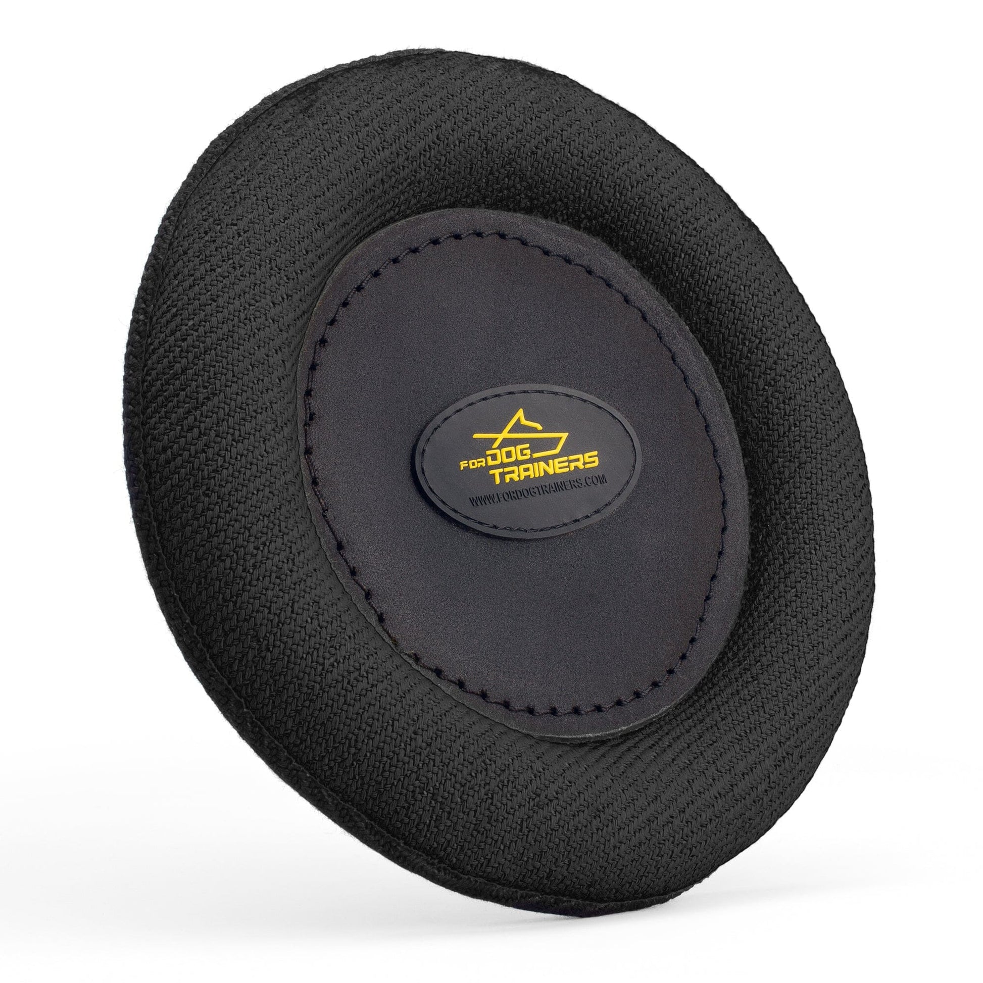 FDT 8" French Linen Frisbee Flying Disc Dog Toy Black Dog Toys Dogline