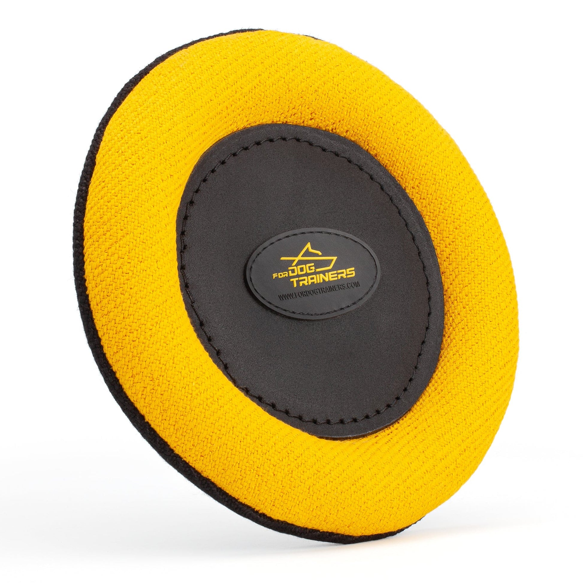 FDT 8" French Linen Frisbee Flying Disc Dog Toy Yellow Dog Toys Dogline
