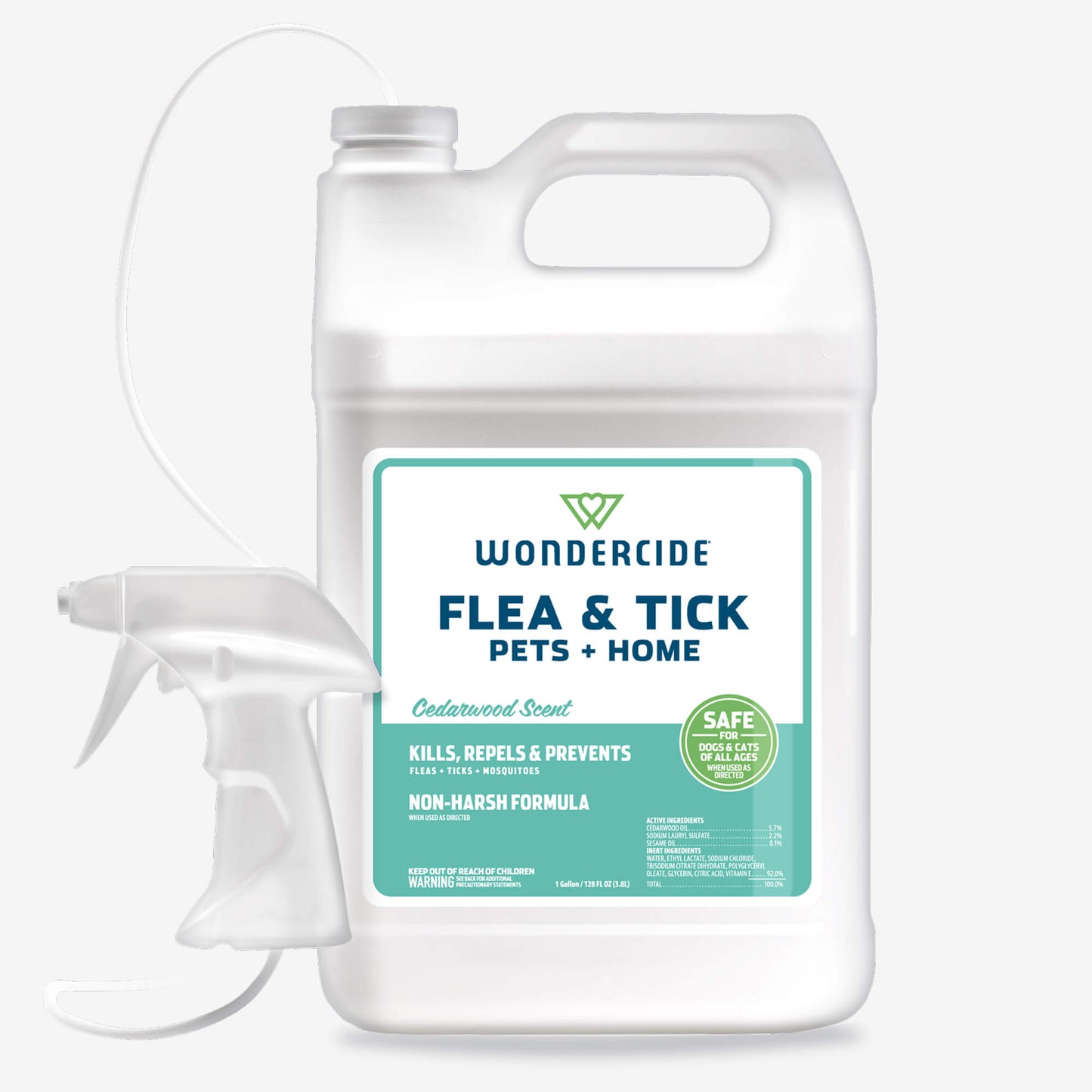 Flea & Tick Spray for Pets + Home Cedarwood 128oz Gallon sale Wondercide