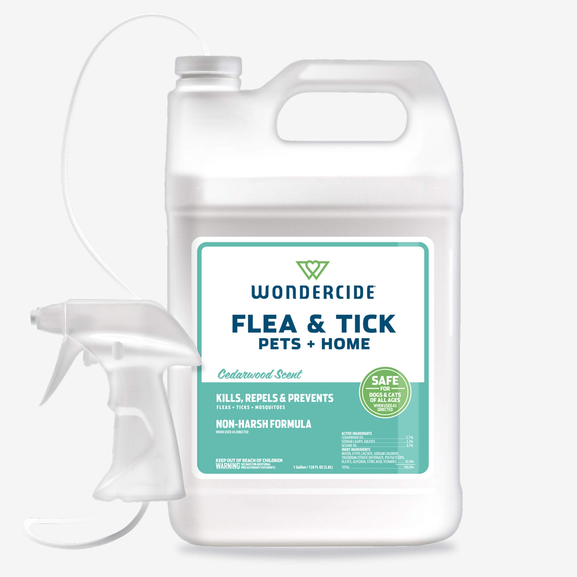 Flea & Tick Spray for Pets + Home Cedarwood 128oz Gallon sale Wondercide