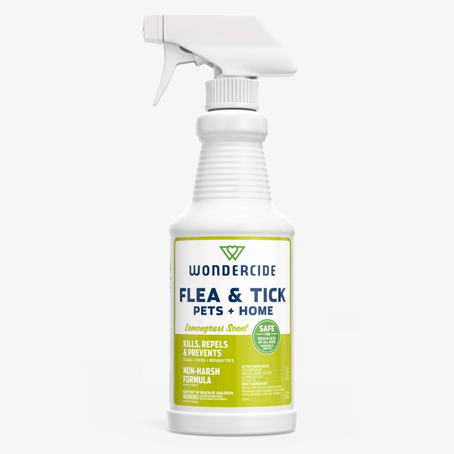 Flea & Tick Spray for Pets + Home Lemongrass 16oz sale Wondercide