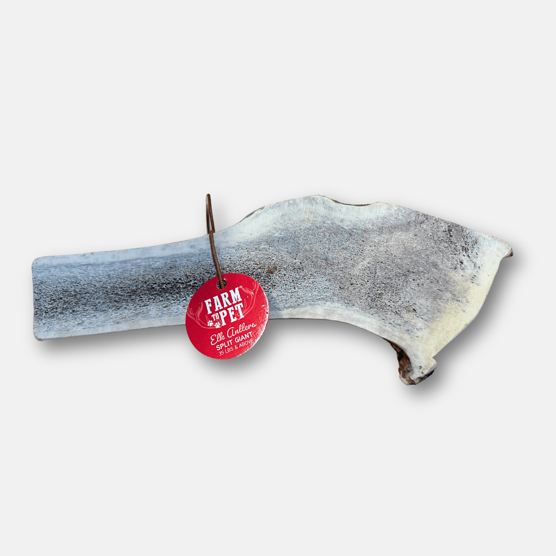 Elk Antler Dog Chews | All-Natural Whole and Split Elk Antler Chews for Dogs Split Giant (35+ LBS) Antler Dog Chew Farm To Pet