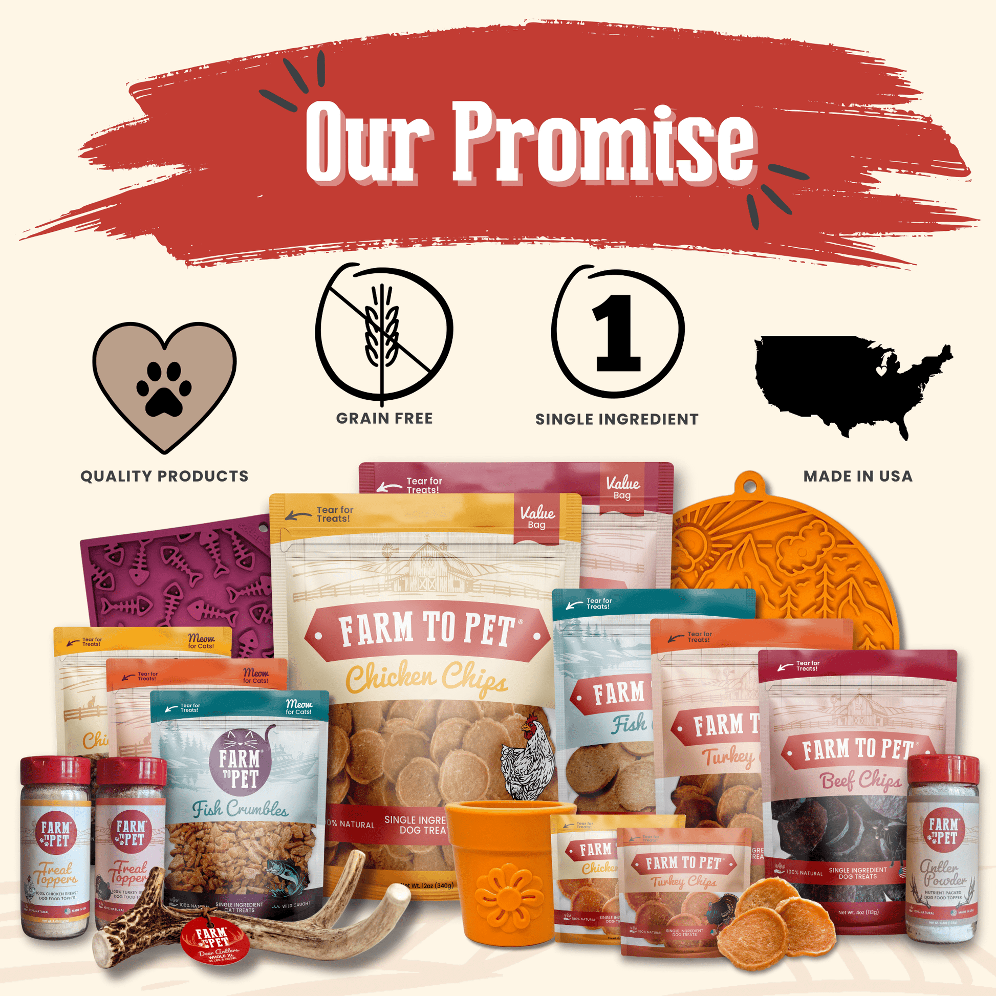 Chicken Chips Snack Pack Bundles | Dog Party Favors & Training Treats Snack Pack Farm To Pet