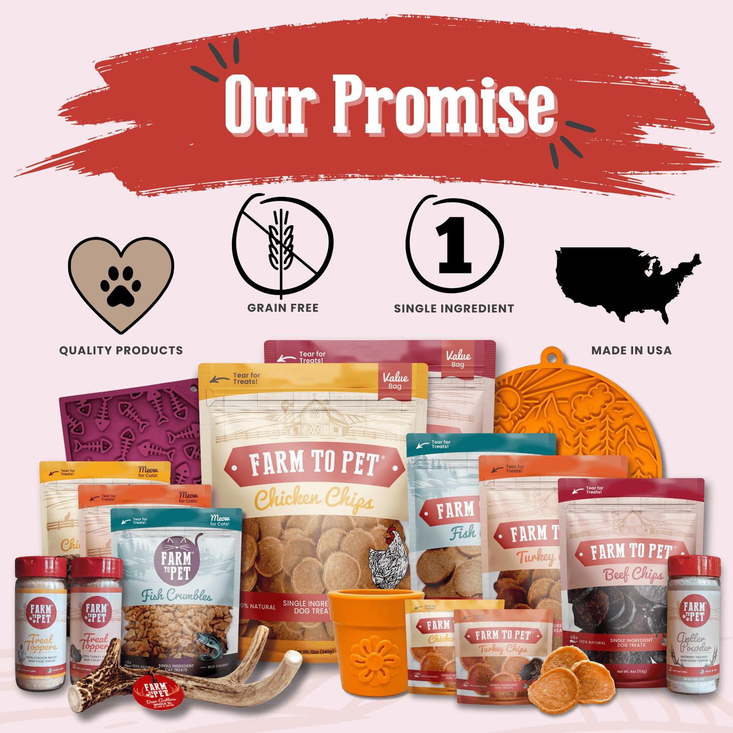 Beef Chips Dog Treats | Single-Ingredient Healthy Treats for Dogs Chip Farm To Pet
