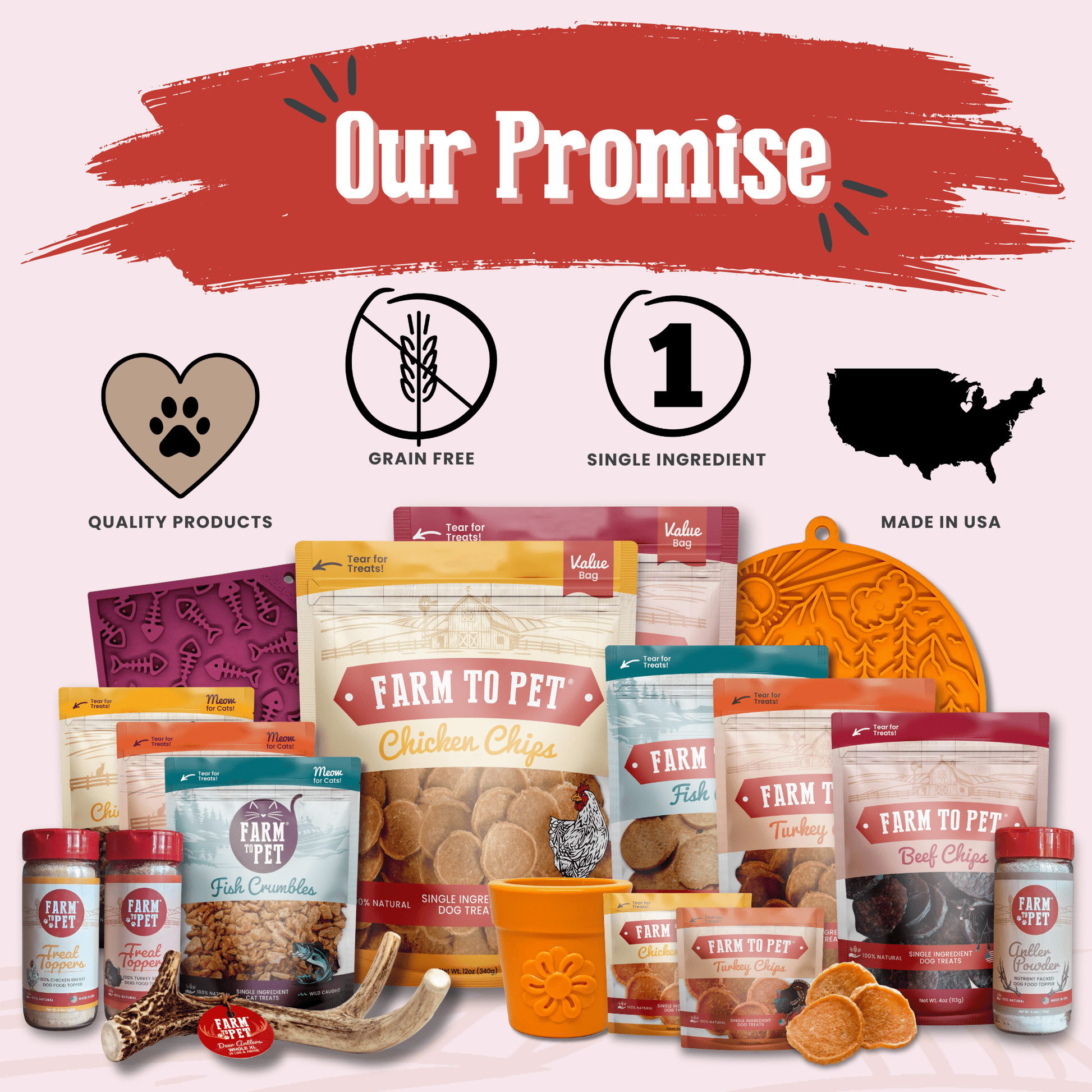 Beef Chips Dog Treats | Single-Ingredient Healthy Treats for Dogs Chip Farm To Pet