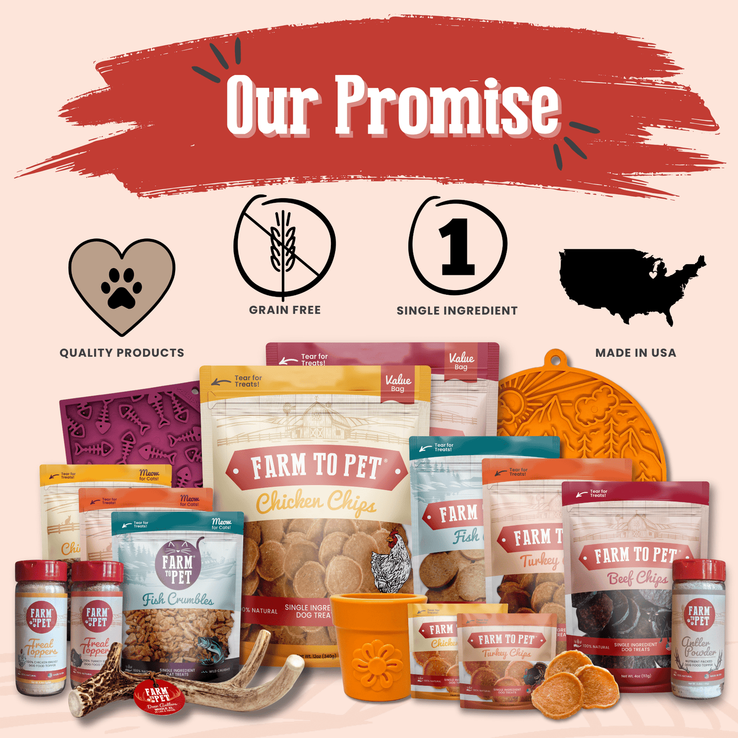 Turkey Chips for Dogs | All-Natural Single-Ingredient Healthy Dog Treats Chip Farm To Pet
