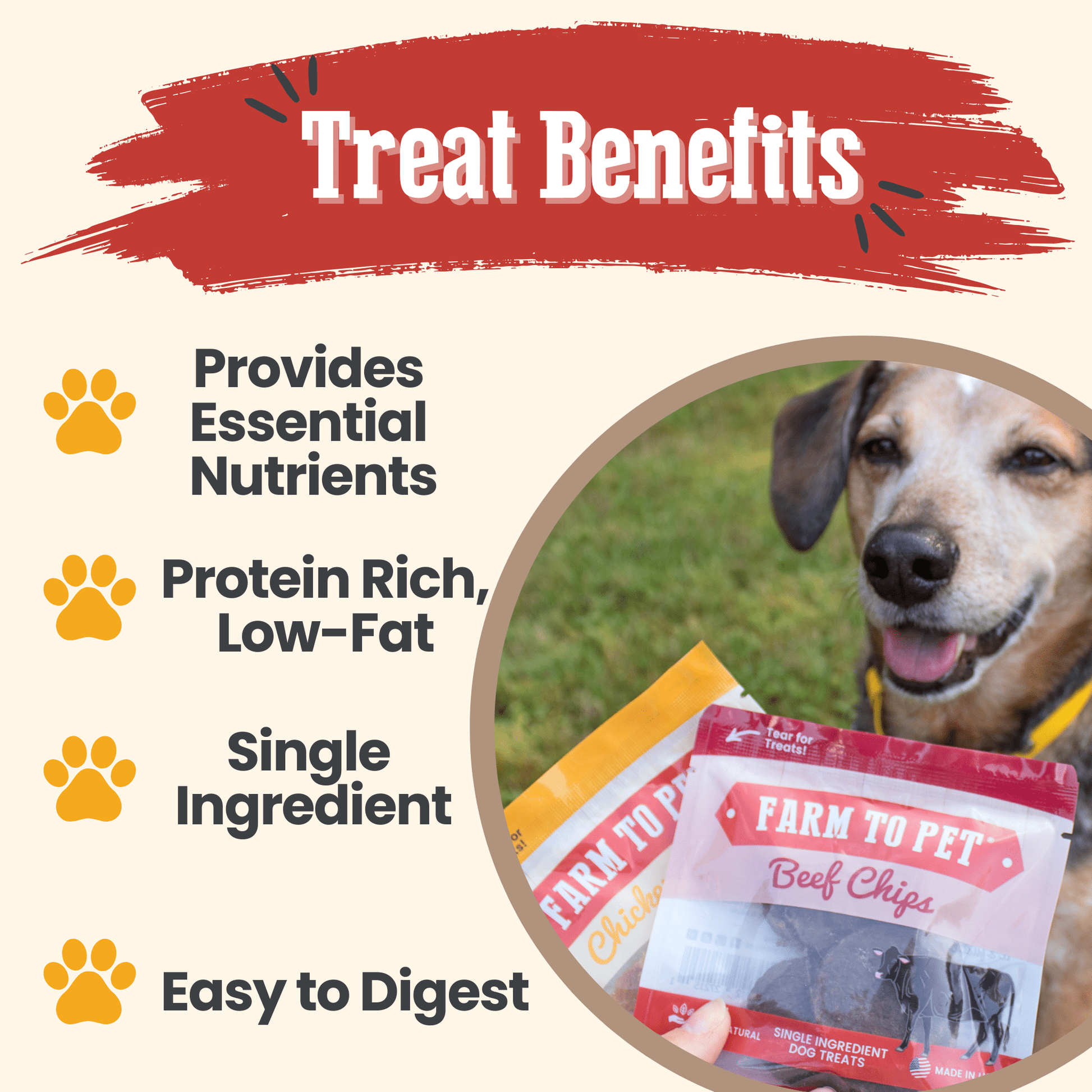 Puppy Packs 'n Snacks Dog Treat Starter Pack | Single-Ingredient Training Treats Bundle Farm To Pet