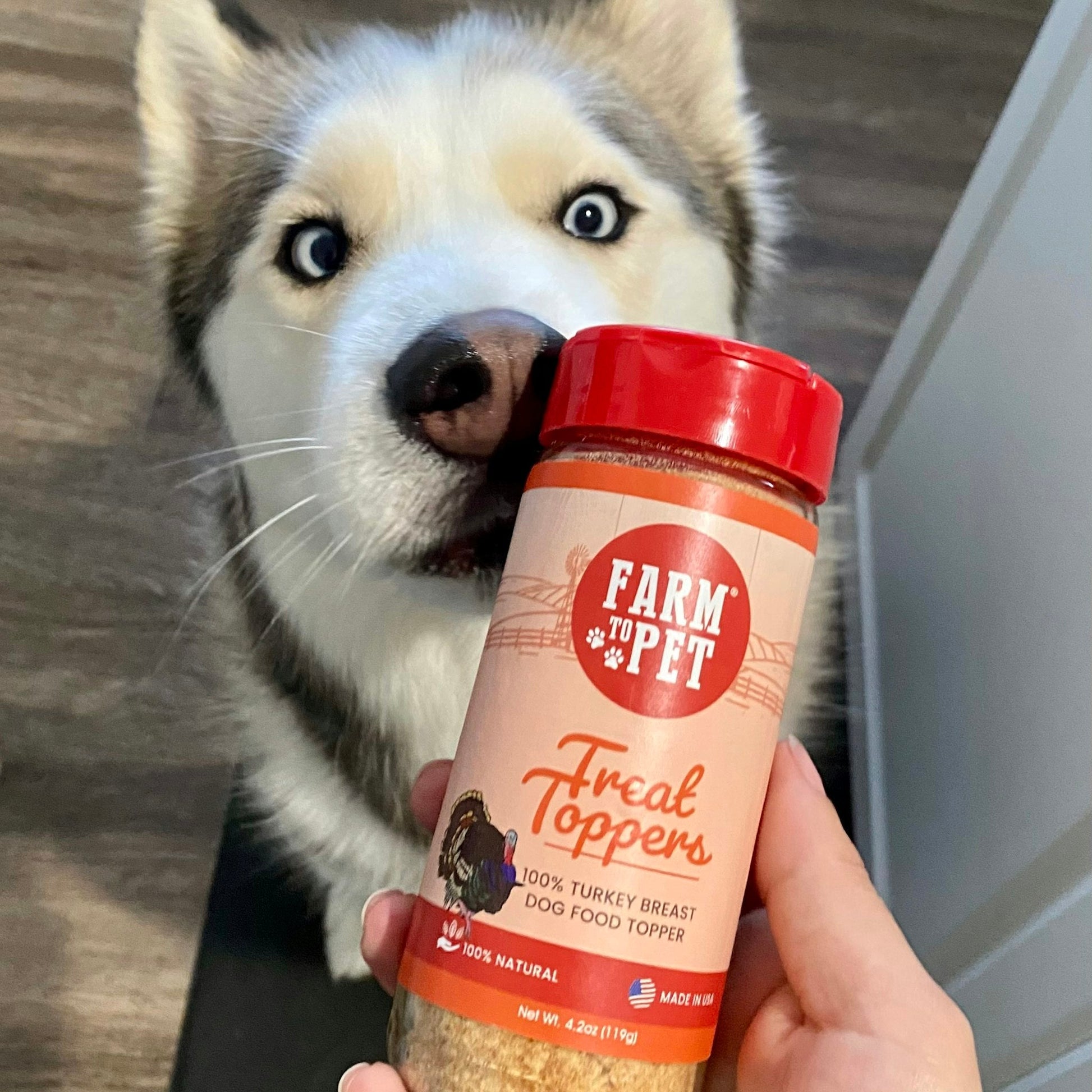 Treat Topper Turkey Dog Food Topper | Healthy Meal Supplement for Dogs Topper Farm To Pet