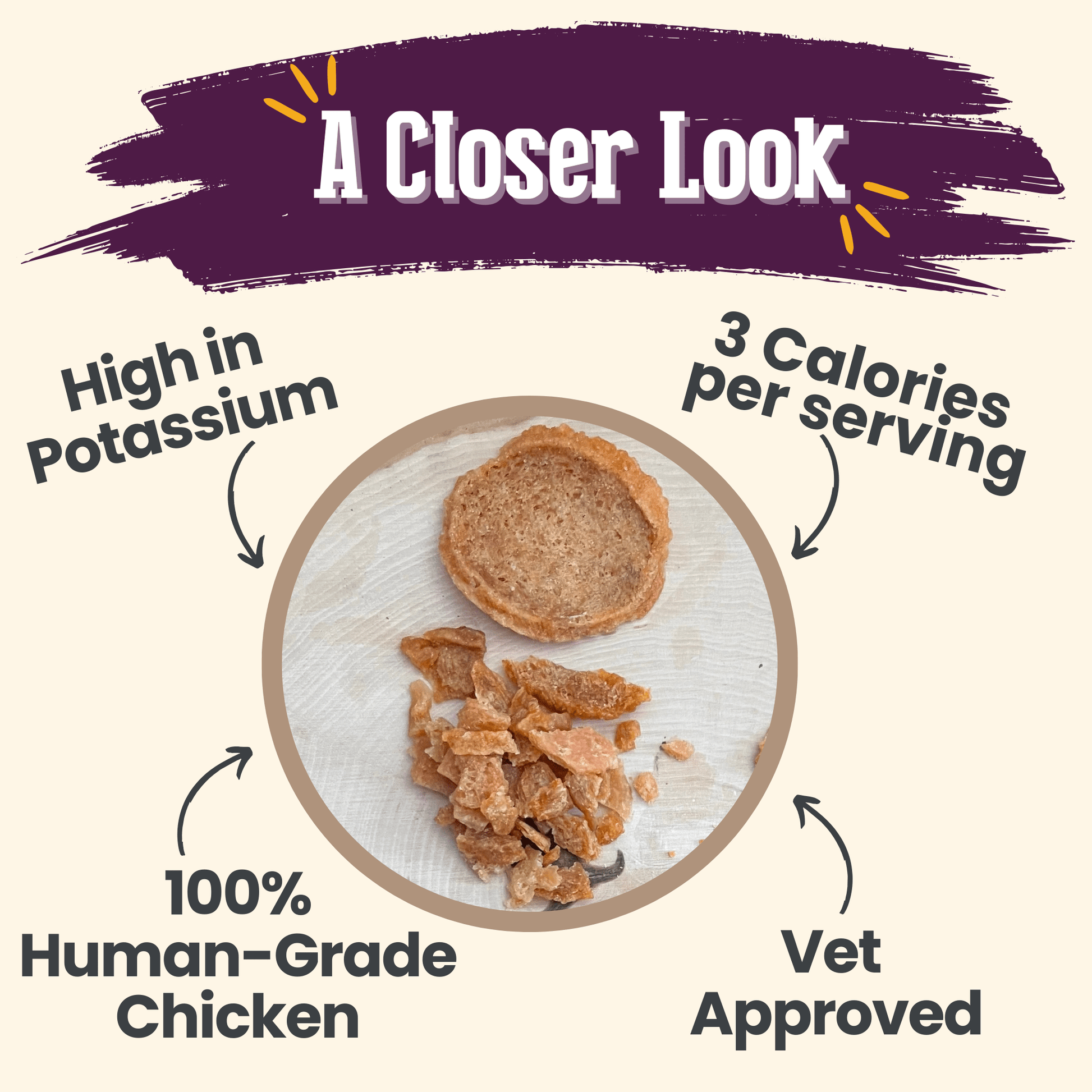 Chicken Crumbles Cat Treats | Single-Ingredient Treats for Cats Crumble Farm To Pet
