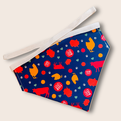Tie-on Dog Bandana | Adjustable String-tie Bandana for Dogs and Cats Farm to Pet Dog Bandana Bandana Farm To Pet