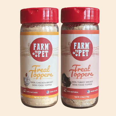 Chicken & Turkey Dog Food Topper Bundle Bundle Farm To Pet