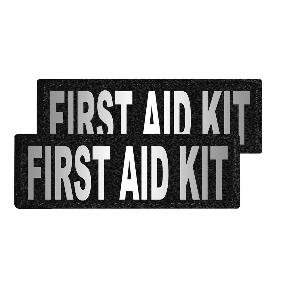 Removable Reflective Patches (Set of 2) "FIRST AID KIT" Dog Harnesses Dogline