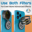 Flipper Flip-Kick Phone Filter Aquarium Reef Lens with Orange and Yellow Lenses Aquarium Viewer Flipper Aquarium Products