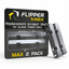 Flipper MAX Stainless Steel Replacement Blades 2 Pack Replacement Blades Flipper Aquarium Products