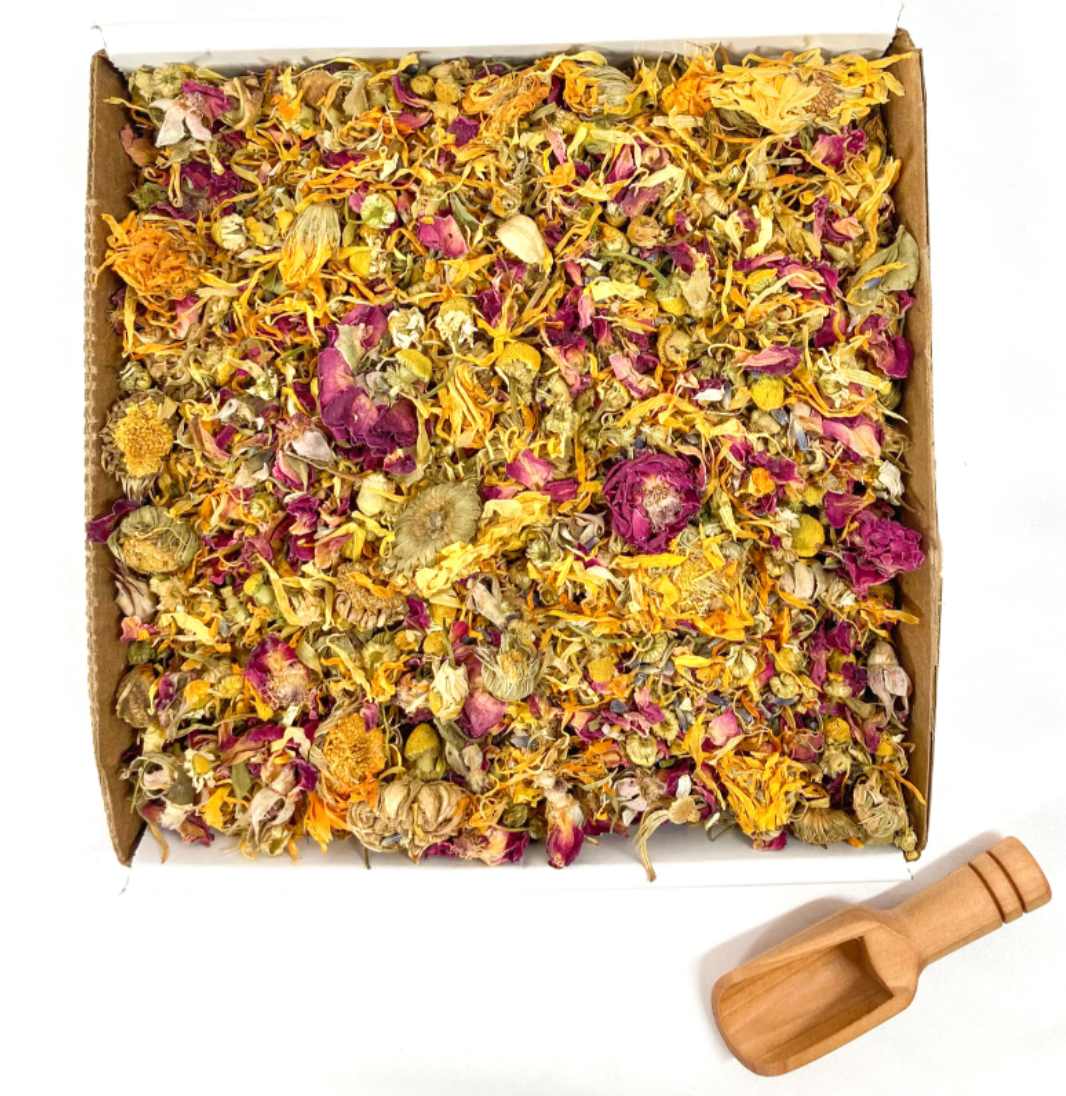 Bun's Rescue Rabbit Bakery Forage Herbs For Rabbits, Guinea Pigs, Hamsters, Chinchillas, & Other Small Animals Dahlia Pets