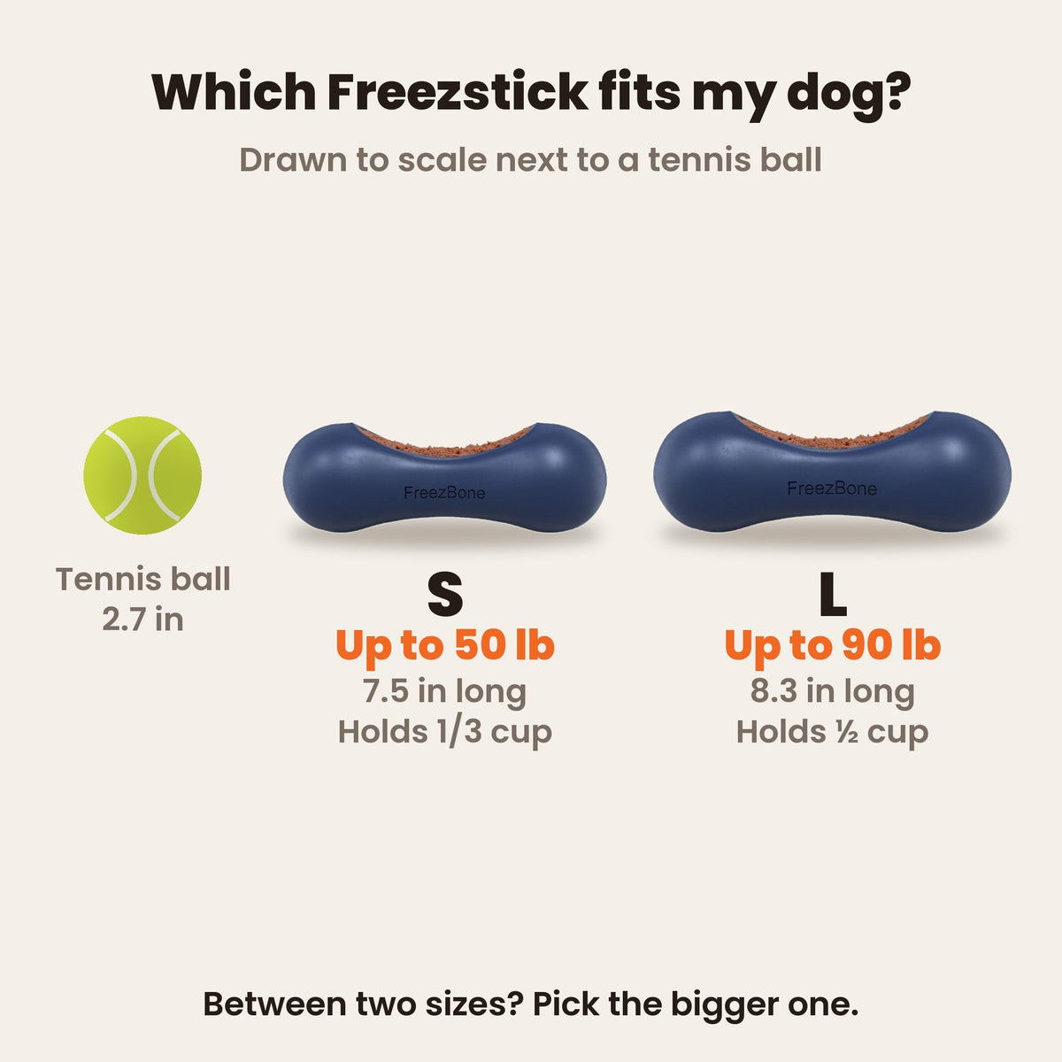 Freezstick - Indestructible Enrichment Chew Freezbone