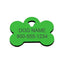 Personalized Engraved ID Tag Green Dogline