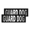 Removable Reflective Patches (Set of 2) "GUARD DOG" Dog Harnesses Dogline