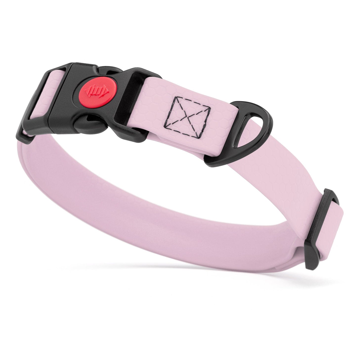 Waterproof Dog Collar with Safety Lock Buckle Pastel Purple Dog Collars Dogline