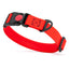 Waterproof Dog Collar with Safety Lock Buckle Cherry Red Dog Collars Dogline