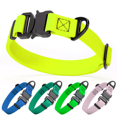 Waterproof Dog Collar with Metal Stab-Lock Buckle Dog Collars Dogline