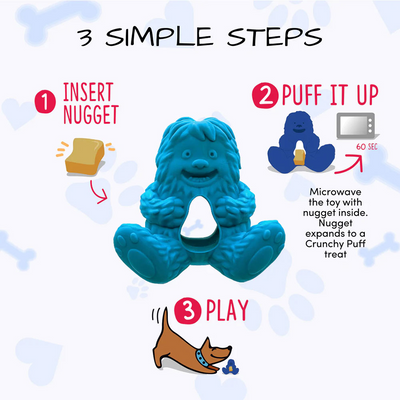 Yeti Dog Chew Puff & Play Hangry Yeti Yeti Dog Chew