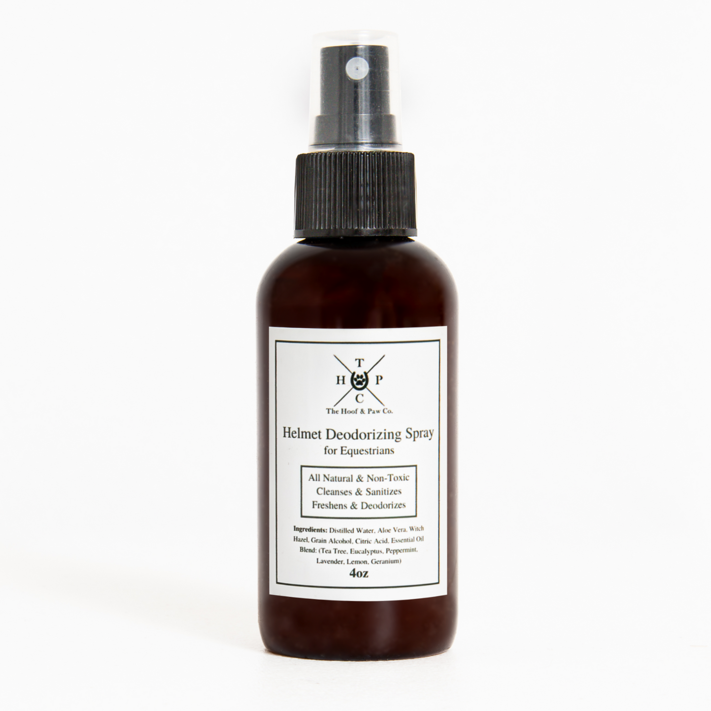 Helmet Deodorizing Spray for Humans - 4oz The Hoof & Paw Co.