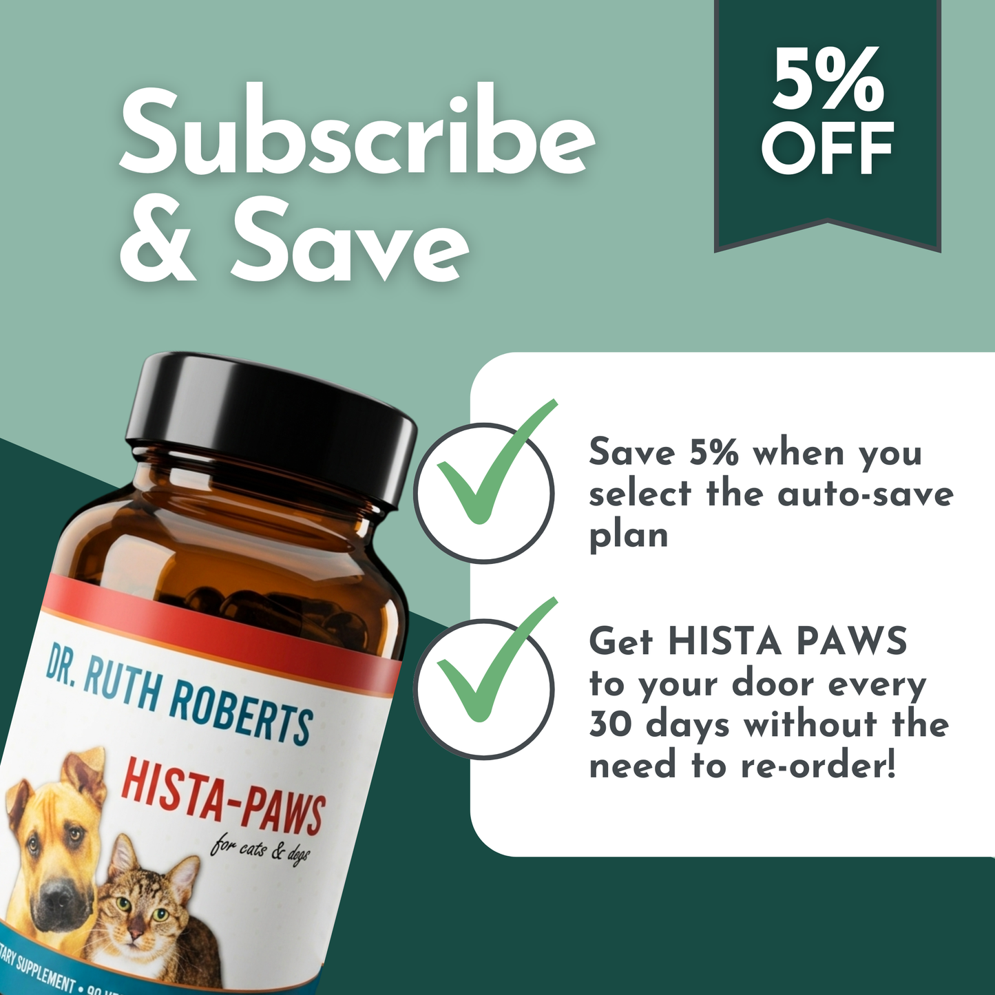 Hista Paws – with Quercetin for Dogs and Cats Vitamins & Supplements Dr. Ruth Roberts