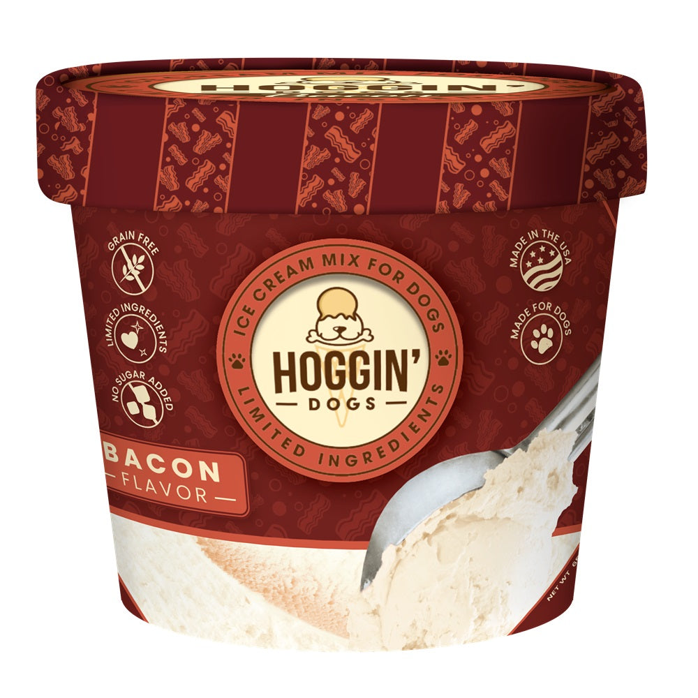 Puppy Cakes - Hoggin' Dogs Ice Cream Mix Bacon Dog Treats Puppy Cakes