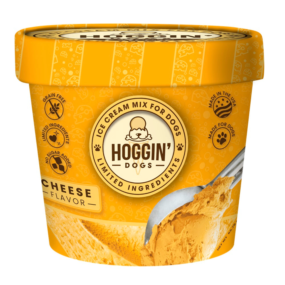 Puppy Cakes - Hoggin' Dogs Ice Cream Mix - Cheese 2.32 oz Dog Treats Puppy Cakes