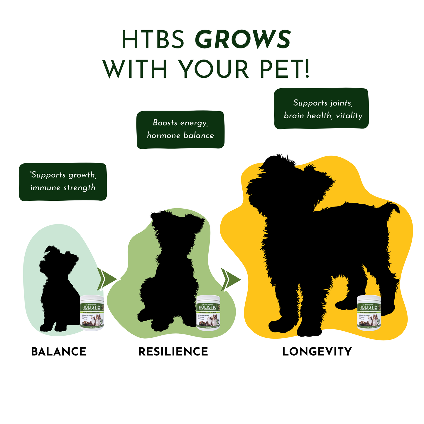 Holistic Total Body Support — Daily Multivitamin & Pasture-Raised Glandular Blend for Dogs & Cats Vitamins & Supplements Dr. Ruth Roberts