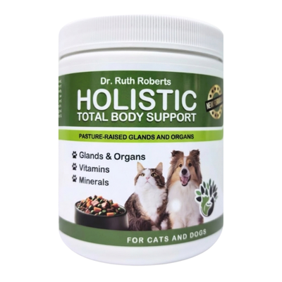 Holistic Total Body Support — Daily Multivitamin & Pasture-Raised Glandular Blend for Dogs & Cats Vitamins & Supplements Dr. Ruth Roberts