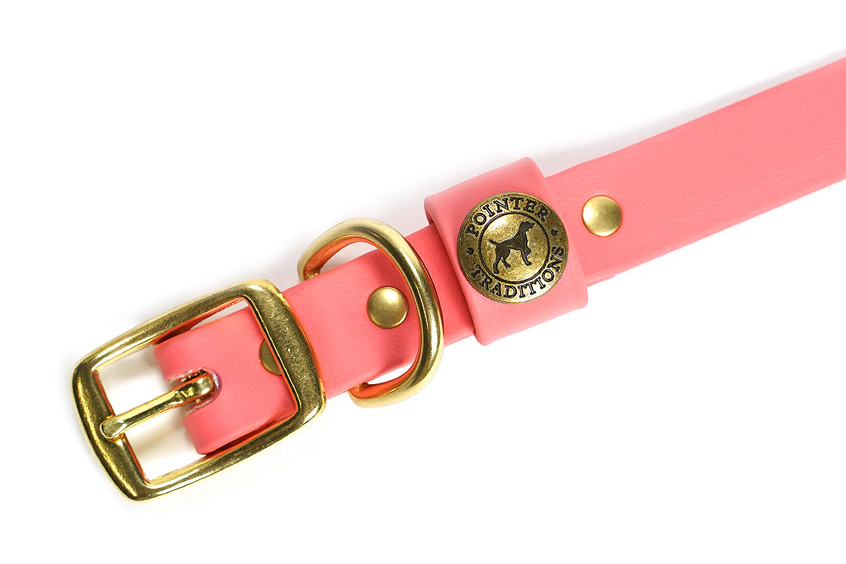 Hunting Dog Center Ring Collar - Coral Dog Supplies Pointer Traditions