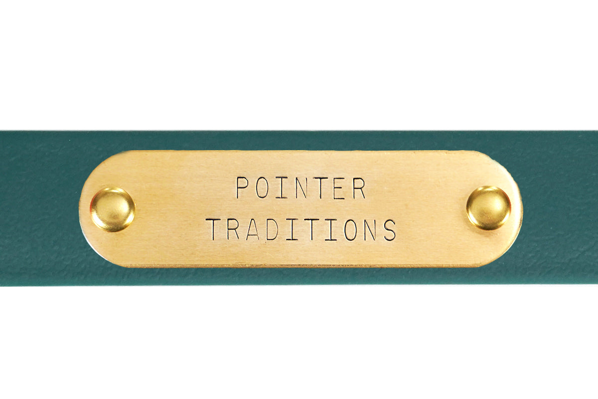 Hunting Dog Center Ring Collar - Woodland Green Dog Supplies Pointer Traditions