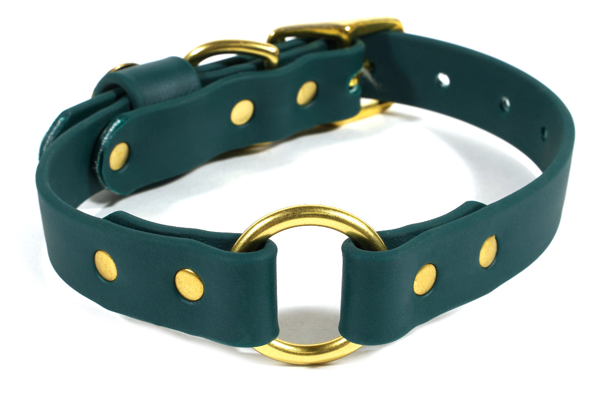 Hunting Dog Center Ring Collar - Woodland Green Dog Supplies Pointer Traditions