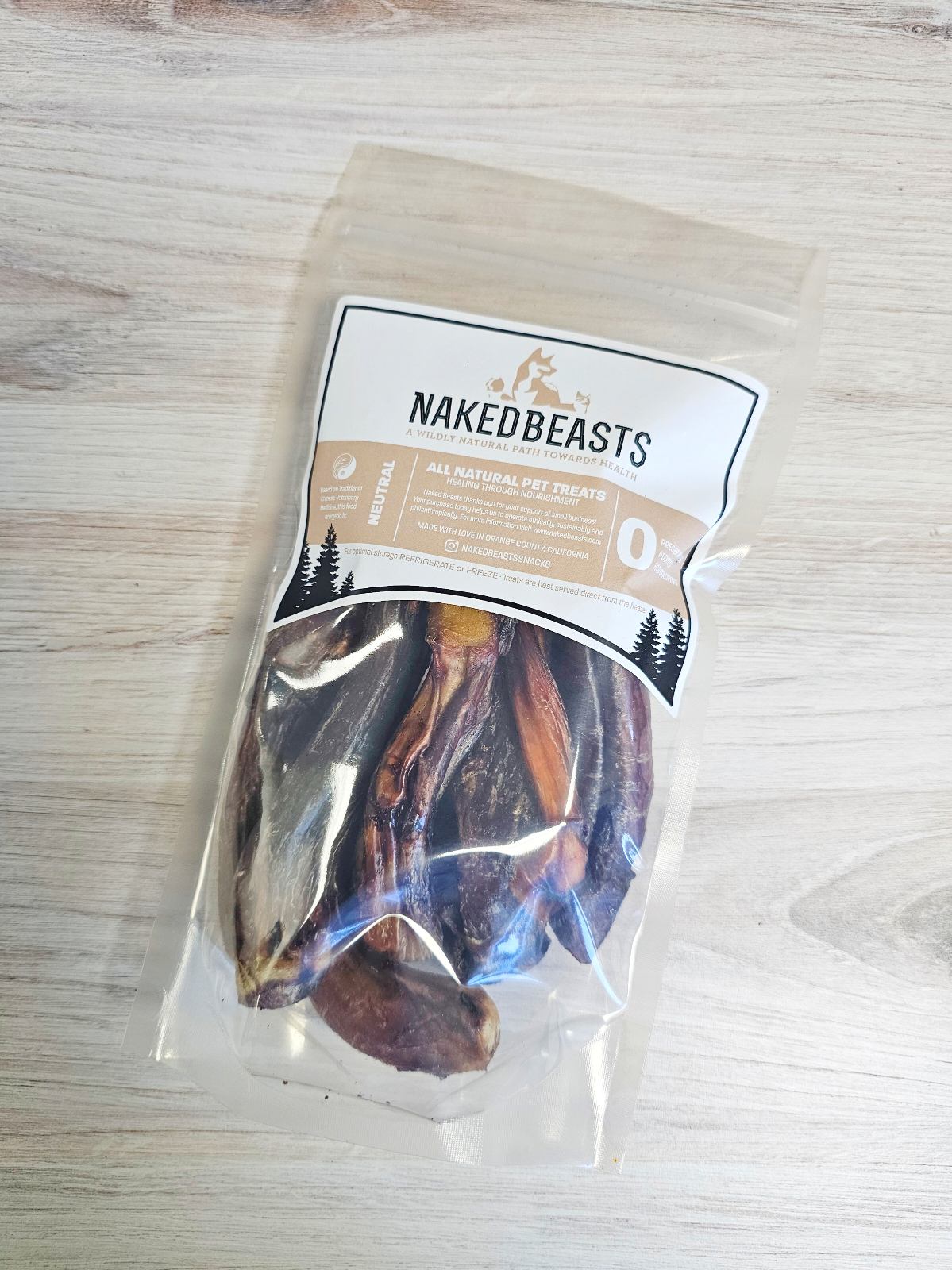Beef Pizzle (Sticks, Loops, Short) - Limited Edition 8-10oz (Small - Short under 5’) Naked Beasts