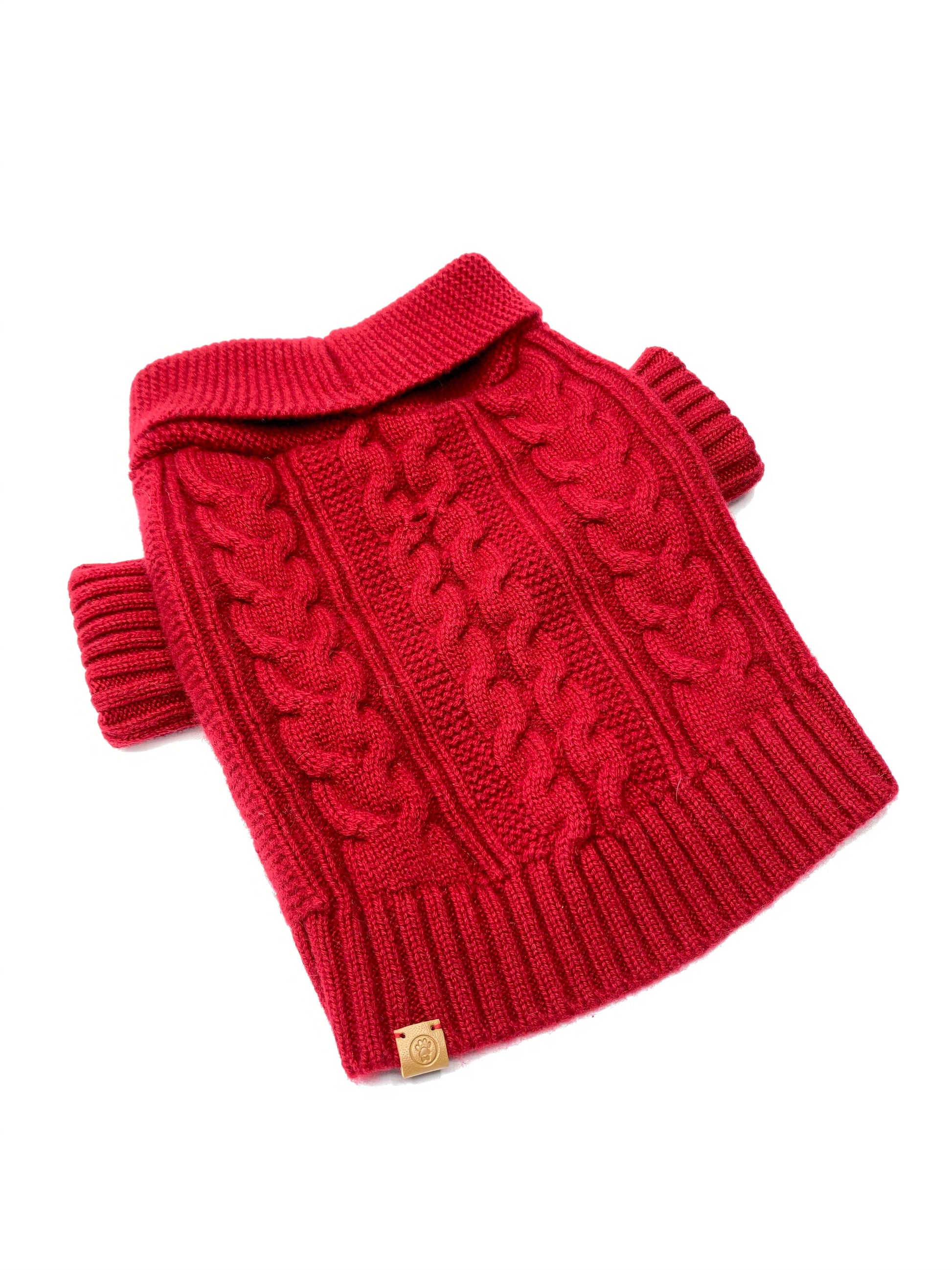 Brooklyn Cashmere Cardigan, Garnet Sweaters BESPOKE PAWS