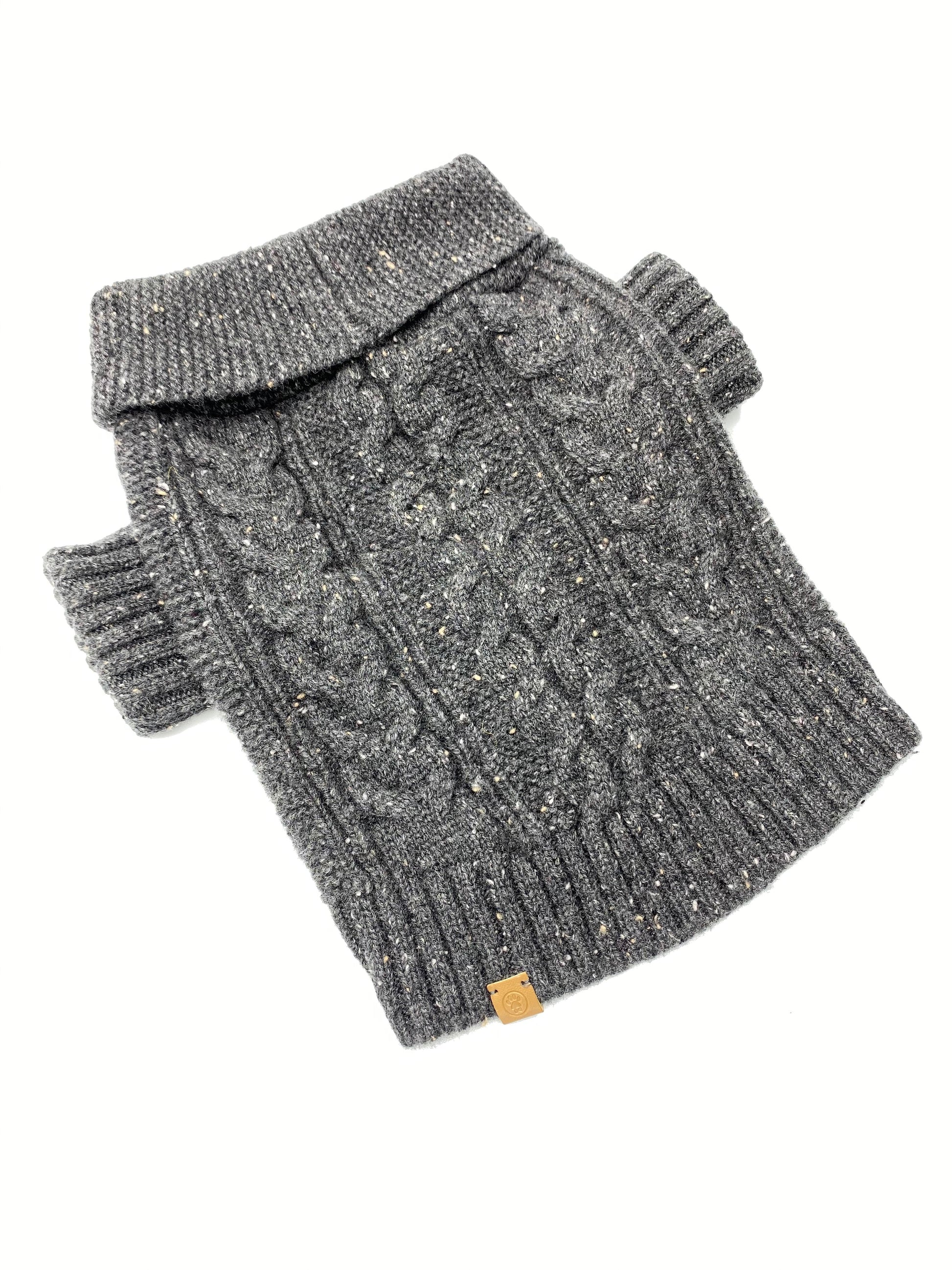 Brooklyn Cashmere Cardigan, Charcoal Sweaters BESPOKE PAWS