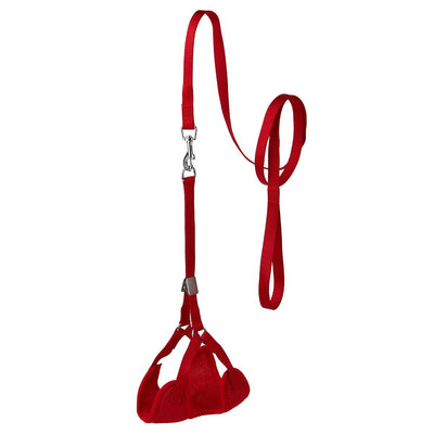 Mesh Step-In Nylon Dog Harness + Optional Flower Dog Leash Dog Harnesses Dogline