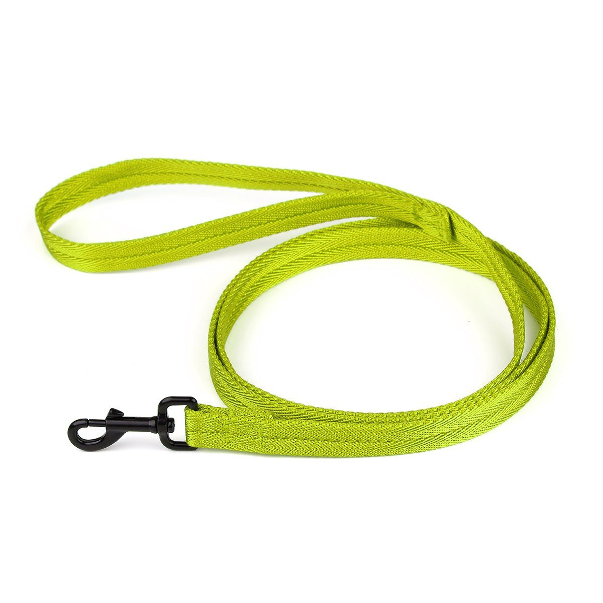 Nylon Flat Dog Leash Lime Green 5 8" Dog Leashes Dogline