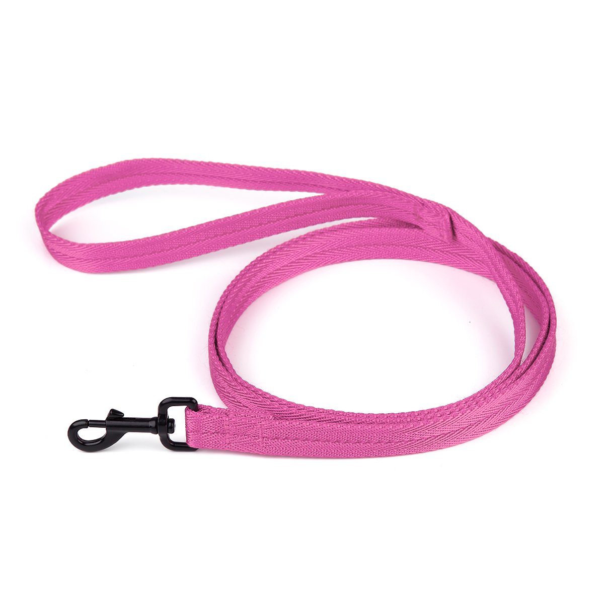 Nylon Flat Dog Leash Hot Pink 5 8" Dog Leashes Dogline