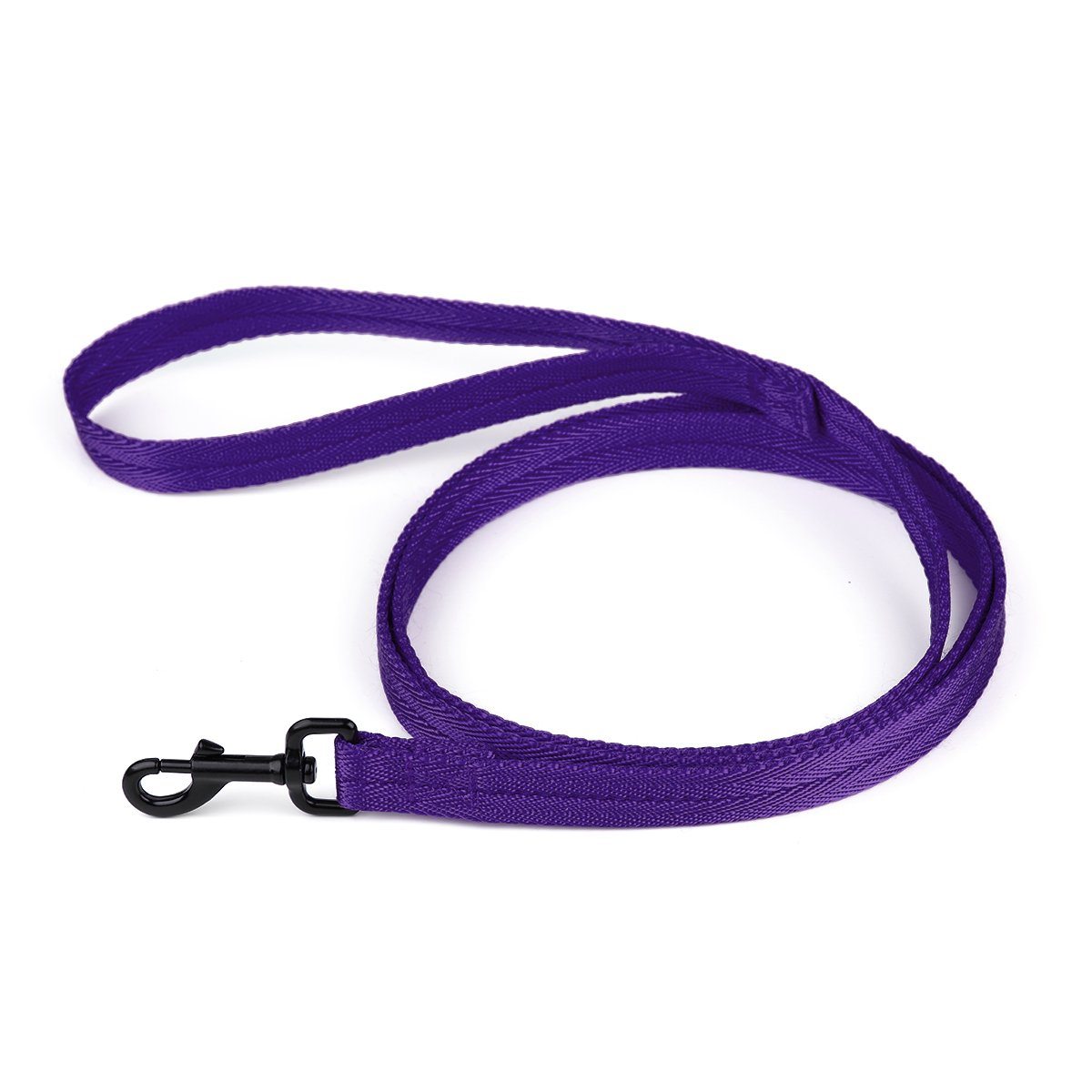 Nylon Flat Dog Leash Purple 5 8" Dog Leashes Dogline