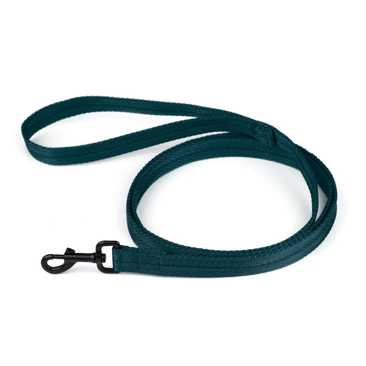 Nylon Flat Dog Leash Dark Teal 5 8" Dog Leashes Dogline