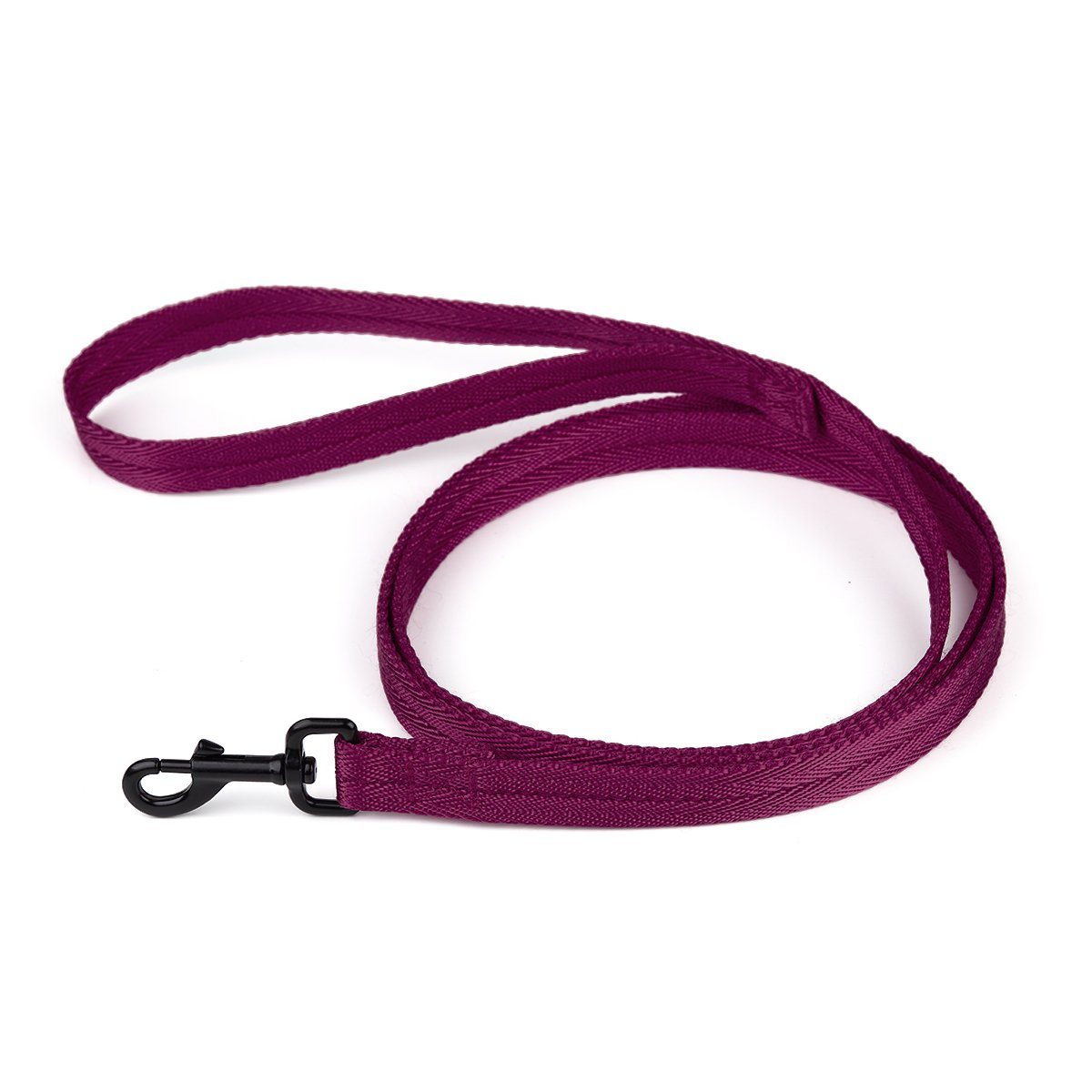 Nylon Flat Dog Leash Berry 5 8" Dog Leashes Dogline
