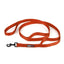 Nylon Multi-Handle Flat Dog Leash Orange 6' 3 Handle Dog Leashes Dogline