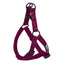 Nylon Flat Step-In Dog Harness Berry 8" Dog Harnesses Dogline